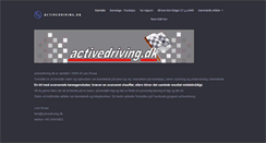 Desktop Screenshot of activedriving.dk
