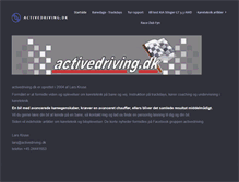 Tablet Screenshot of activedriving.dk